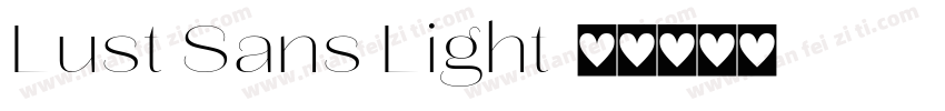 Lust Sans Light字体转换